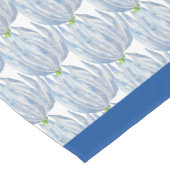 卓上ランナーの青いチョーク ミディアムテーブルランナー (コーナー)