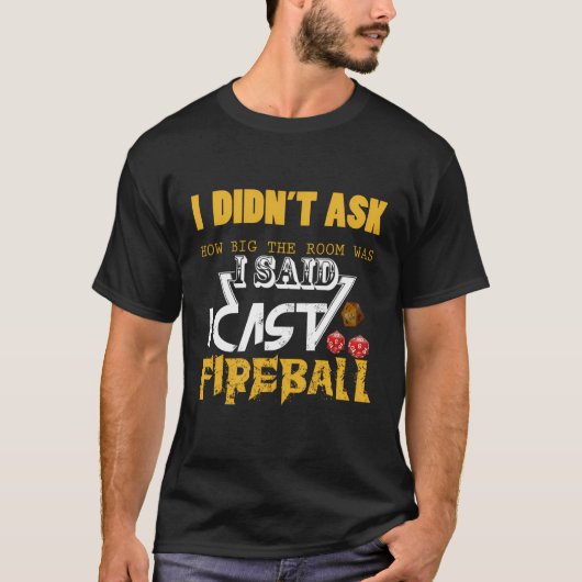 卓上用の投遊火ボールの役割のゲームギフト Tシャツ (正面)