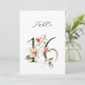 卓上番号16 テーブルナンバー (スタンド正面)