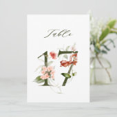 卓上番号17 テーブルナンバー (スタンド正面)