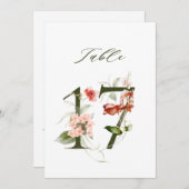 卓上番号17 テーブルナンバー (正面/裏面)