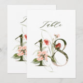 卓上番号18 テーブルナンバー (正面/裏面)