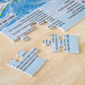 卓上砂糖入れの道の地図のパズル ジグソーパズル (側面)