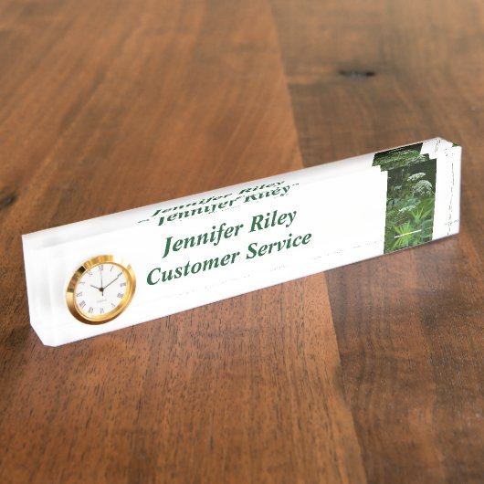 卓上銘板テンプレート デスクネームプレート (側面)