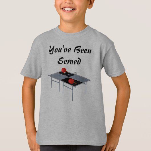 卓球おもしろい君が出された Tシャツ (正面)