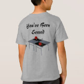 卓球おもしろい君が出された Tシャツ (裏面)