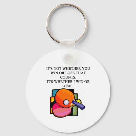 卓球が大好き キーホルダー (正面)