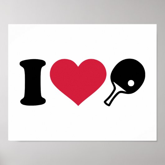 卓球が大好き ポスター (正面)