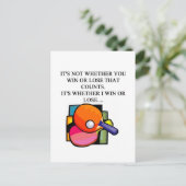 卓球が大好き ポストカード (スタンド正面)