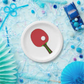 卓球こうもり ペーパープレート (パーティー)