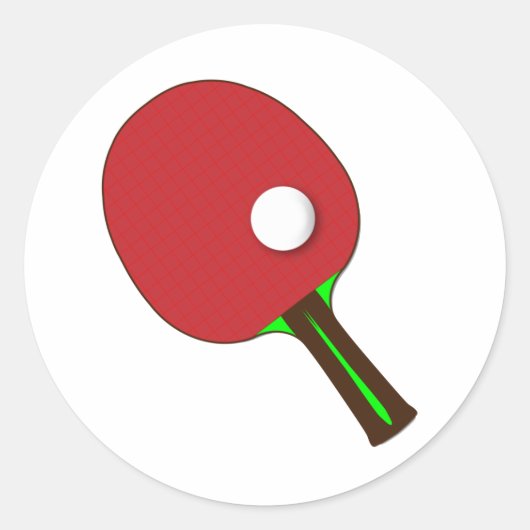 卓球こうもり ラウンドシール (正面)