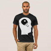 卓球について考えること Tシャツ (正面フル)