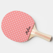 卓球のための珊瑚の水玉模様の卓球ラケット 卓球ラケット (横)