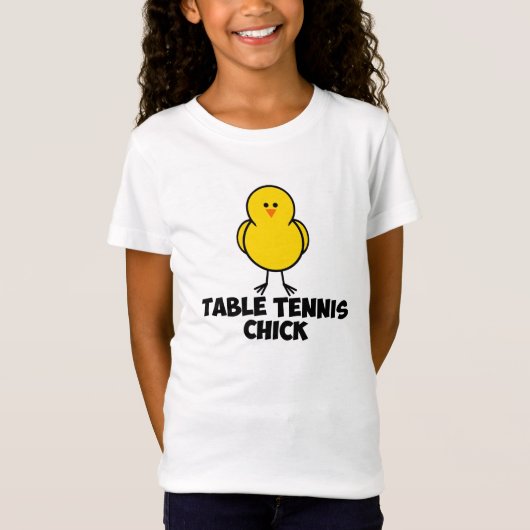 卓球のひよこ Tシャツ (正面)