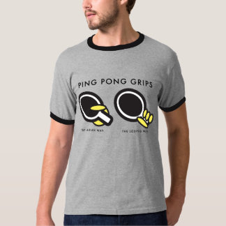 卓球のグリップ Tシャツ