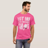 卓球のコーチがあなたのショットで私を打最高のった Tシャツ (正面フル)