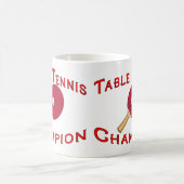 卓球のチャンピオン コーヒーマグカップ (中央)