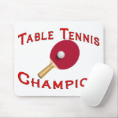 卓球のチャンピオン マウスパッド (マウス)