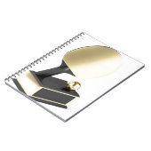 卓球のトロフィ ノートブック (左側)