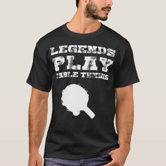 卓球の伝説 Tシャツ (正面)
