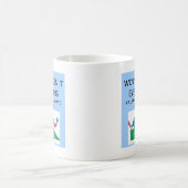 卓球の勝者 コーヒーマグカップ (中央)