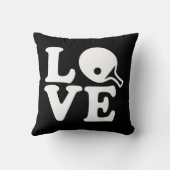 卓球の卓球の愛 クッション (裏面)