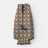 卓球の卓球の背景の卓球テーブル ボトルクーラー (裏面)