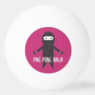 卓球の忍者-ポーンのPongの球 卓球ボール