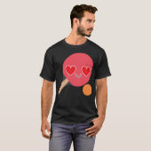 卓球の絵文字 Tシャツ (正面フル)