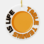 卓球は生命である セラミックオーナメント (裏面)