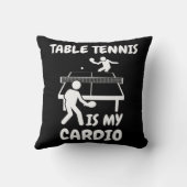卓球は私のカーディオレトロ卓球Ping クッション (裏面)