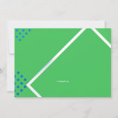 卓球への招待 招待状 (裏面)