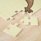 卓球を遊んでいるカピバラ ジグソーパズル (側面)