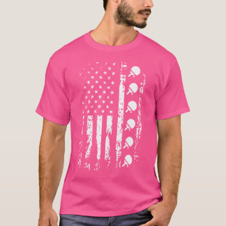 卓球アメリカ国旗Usa卓球選手 Tシャツ