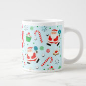 卓球クリスマス ジャンボコーヒーマグカップ (右)