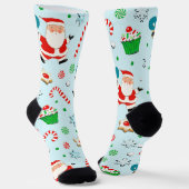 卓球クリスマス ソックス (傾斜あり)