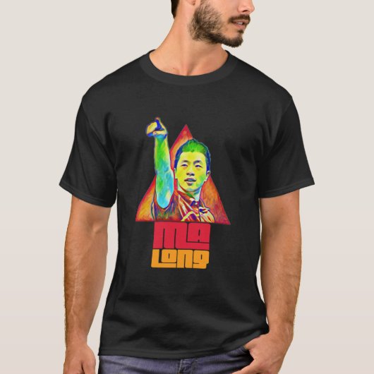 卓球スターのマロング   Tシャツ (正面)