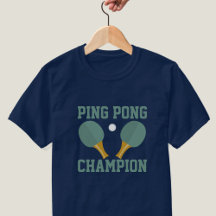 卓球チャンピオン大会Tシャツ