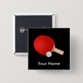 卓球テンプレート 缶バッジ (正面&裏面)