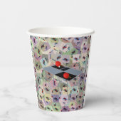 卓球テーブル、 紙コップ (裏面)