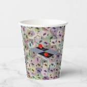 卓球テーブル、 紙コップ (正面)