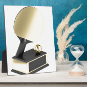 卓球トロフィー フォトプラーク (側面)