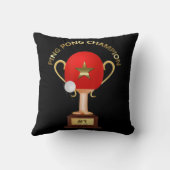 卓球ピンポンチャンピオントロフィー クッション (裏面)