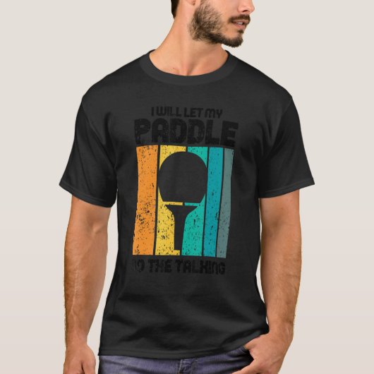 卓球ピンポンピンポン Tシャツ (正面)