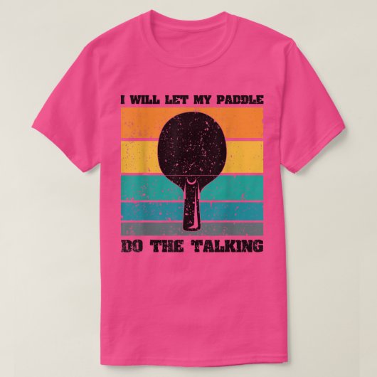 卓球ピンポンピンポンTシャツ Tシャツ (デザイン正面)