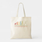 卓球ピンポンプレイヤーレトロヴィンテージ トートバッグ (裏面)