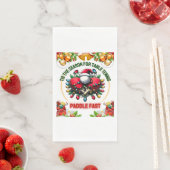 卓球ピンポンプレーヤークリスマスハットクリスマス (インサイチュ)