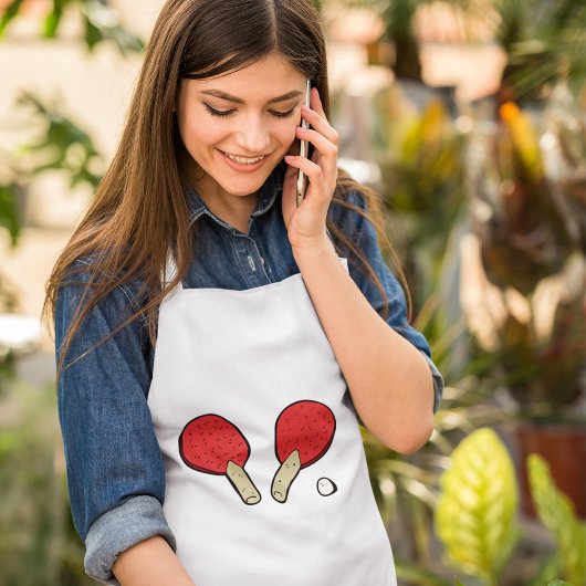 卓球ピンポン大人エプロン スタンダードエプロン