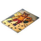 卓球ピンポン猫 ノートブック (左側)