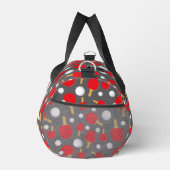 卓球ピンポン選手モノグラム ダッフルバッグ (右)